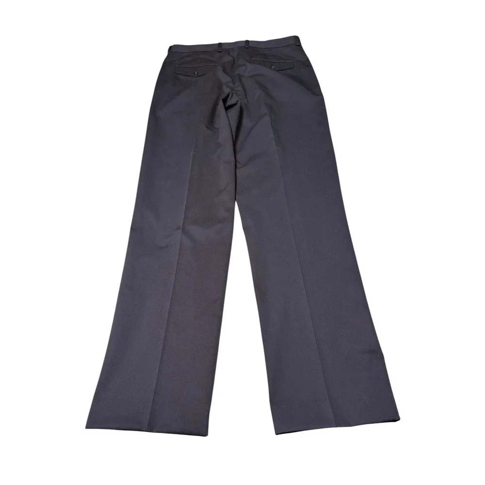 LL Bean Classic Fit Navy Blue Cotton Chinos Mens 36 x 36 Straight Leg Pants